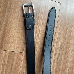 Men’s Black Leather Belt